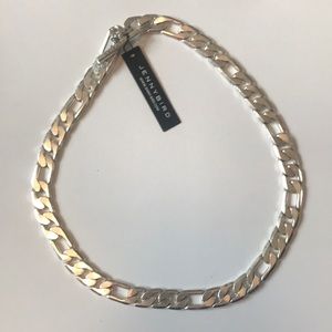 Jenny Bird Landry chunky silver figaro chain necklace